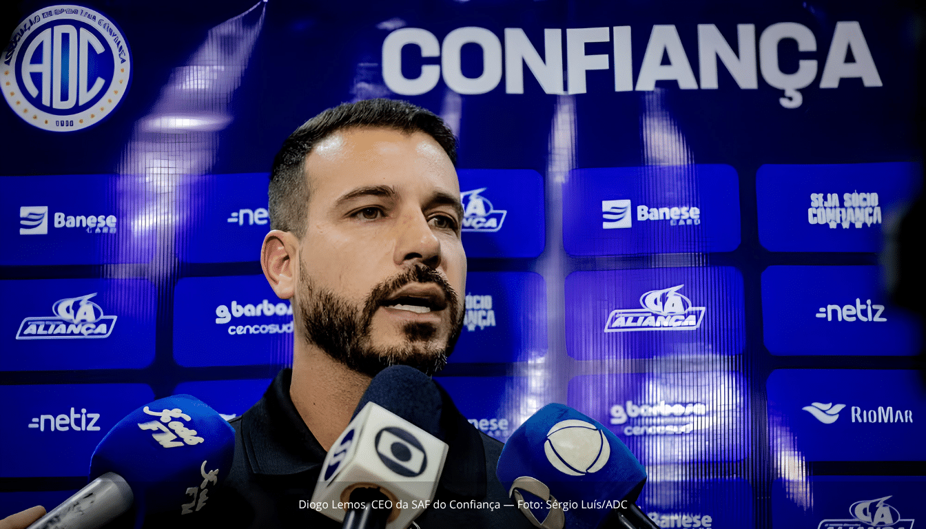 SAF do Confiança reforça estrutura do futebol, mantém a consultoria da LG2 e Diogo Lemos no comando após decisão unânime do Conselho