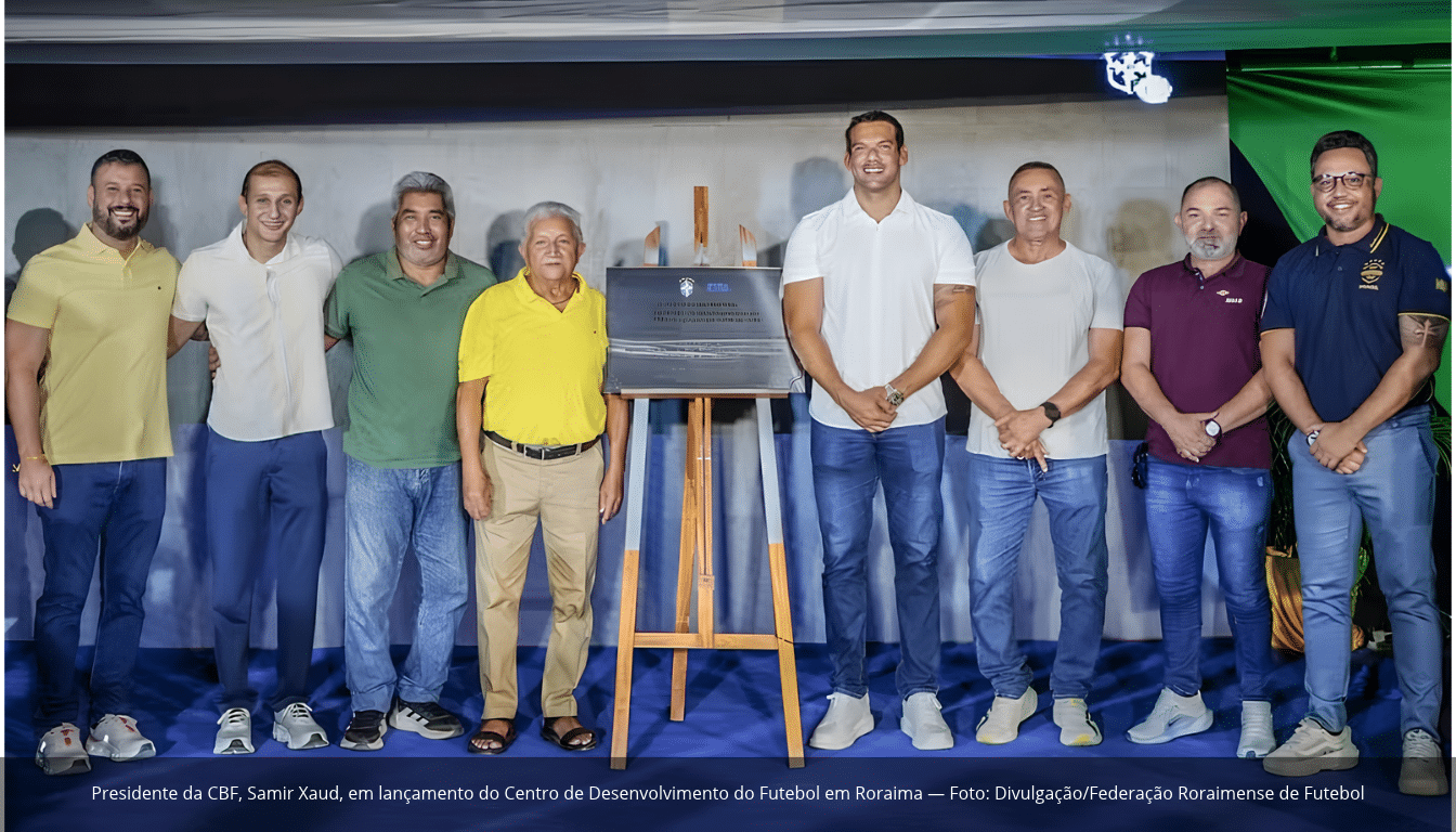 Com recursos do legado da Copa de 2014, Roraima ganhará Centro de Desenvolvimento do Futebol com entrega prevista para julho de 2027