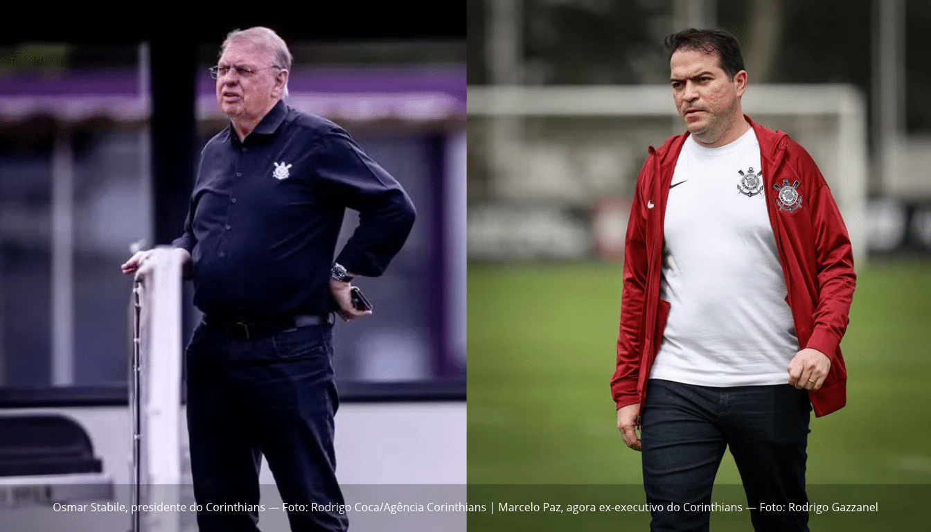 Em um mesmo dia, Corinthians acumula duas parcelas em aberto na CNRD e demite Marcelo Paz