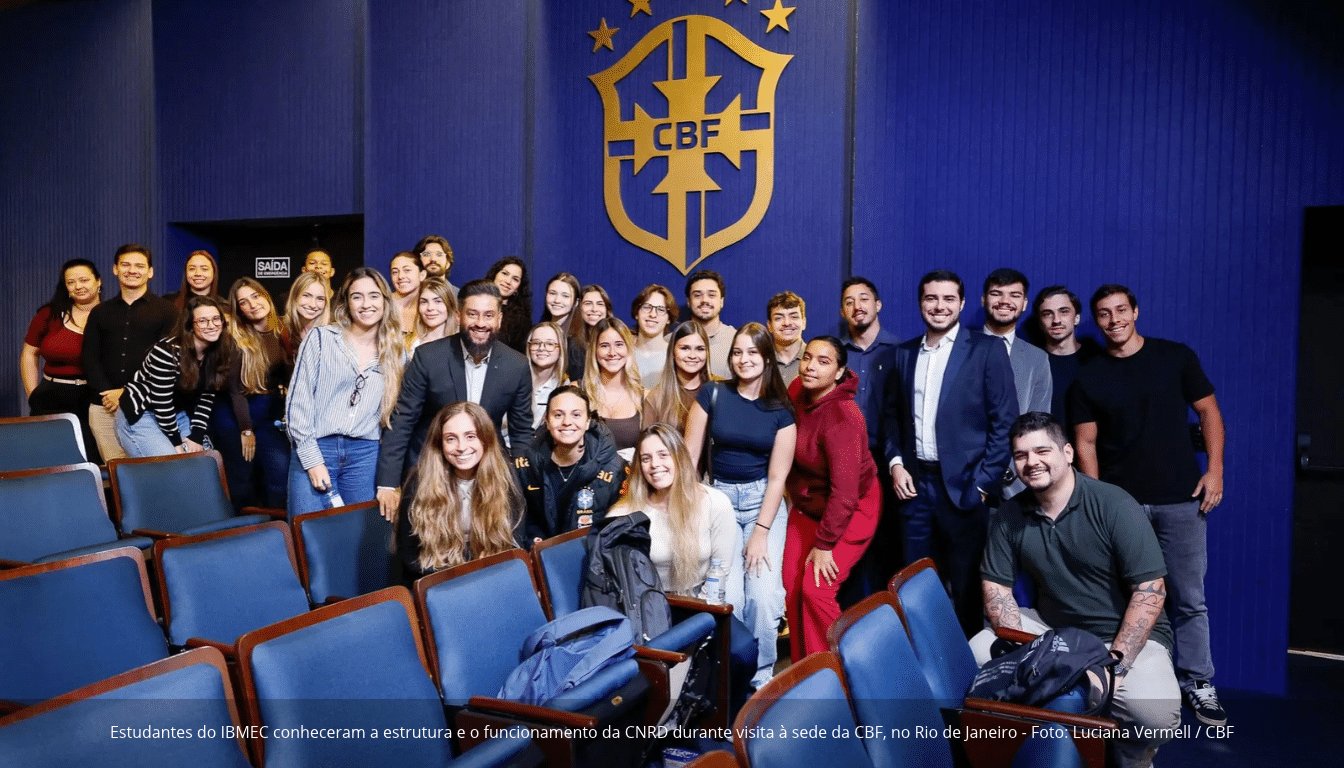 Estudantes de Direito conhecem por dentro como funciona a CNRD, órgão da CBF que resolve disputas do futebol