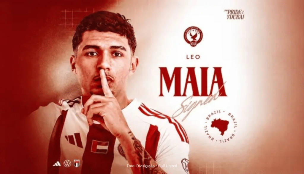 Léo Maia foi anunciado como reforço de clube dos Emirados Árabes Unidos