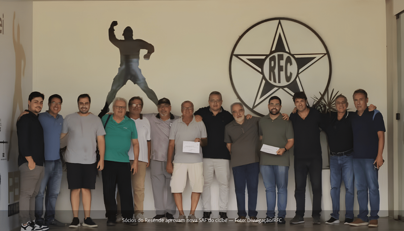 Resende entra na era das SAFs: sócios aprovam novo modelo de gestão em assembleia no CT Pelé Academia