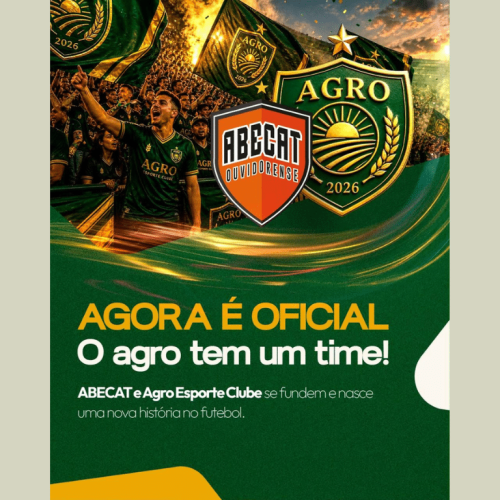 ABECAT e Agro Esporte Clube se fundem e dão início a uma nova fase do futebol brasileiro