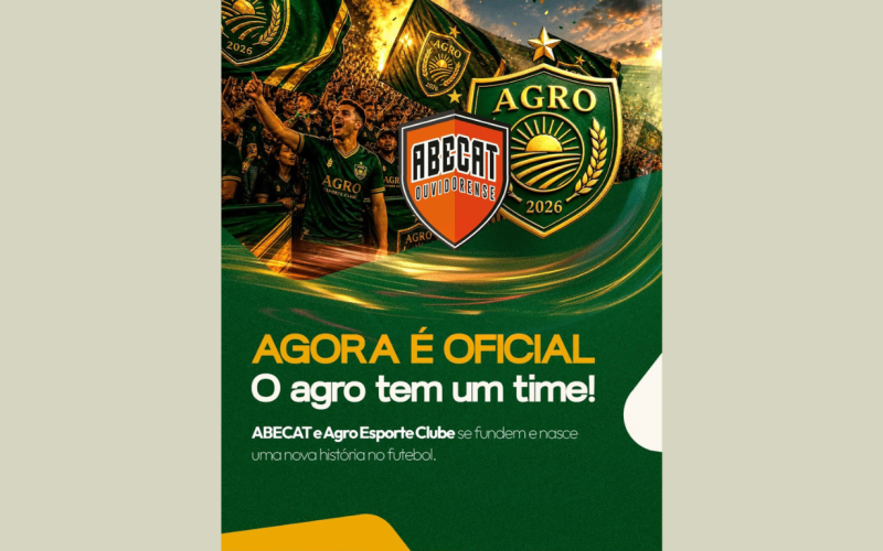 ABECAT e Agro Esporte Clube se fundem e dão início a uma nova fase do futebol brasileiro