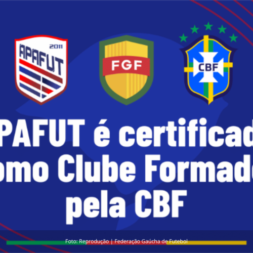 APAFUT recebe Certificado de Clube Formador da CBF