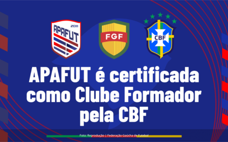 APAFUT recebe Certificado de Clube Formador da CBF