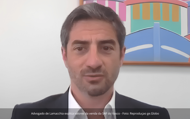 Advogado de Lamacchia afirma que operação de compra da SAF do Vasco atenderá eventuais sugestões da CBF e minimiza questionamento do Flamengo