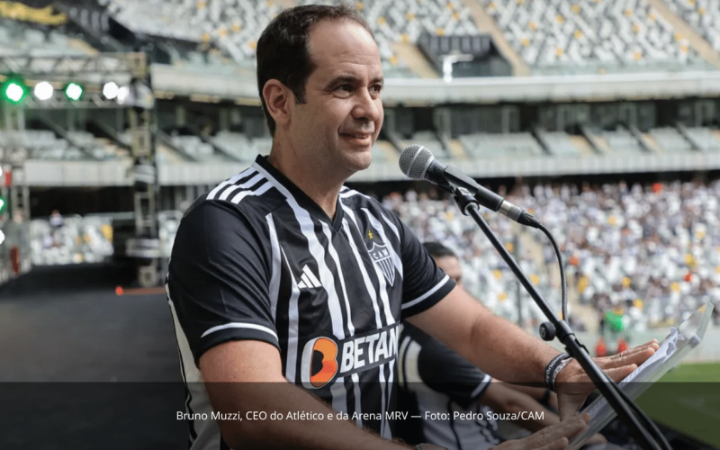 Atlético-MG anuncia saída de Bruno Muzzi do cargo de CEO da SAF
