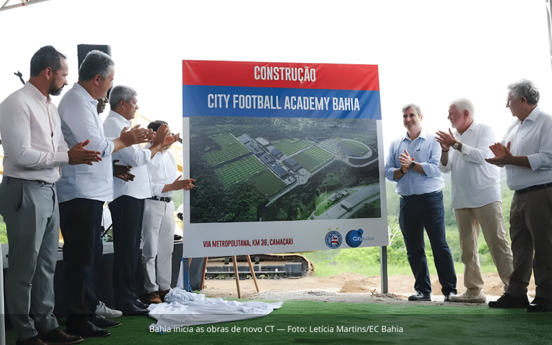 Bahia inicia construção do City Football Academy com investimento de R$ 300 milhões