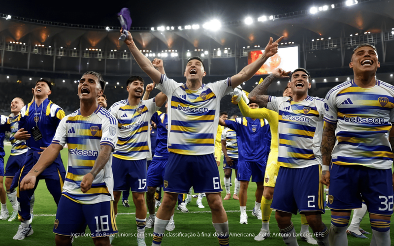 Boca Juniors entra em campo no Maracanã com patrocínio de casa de apostas e reacende o impasse sobre a lei brasileira