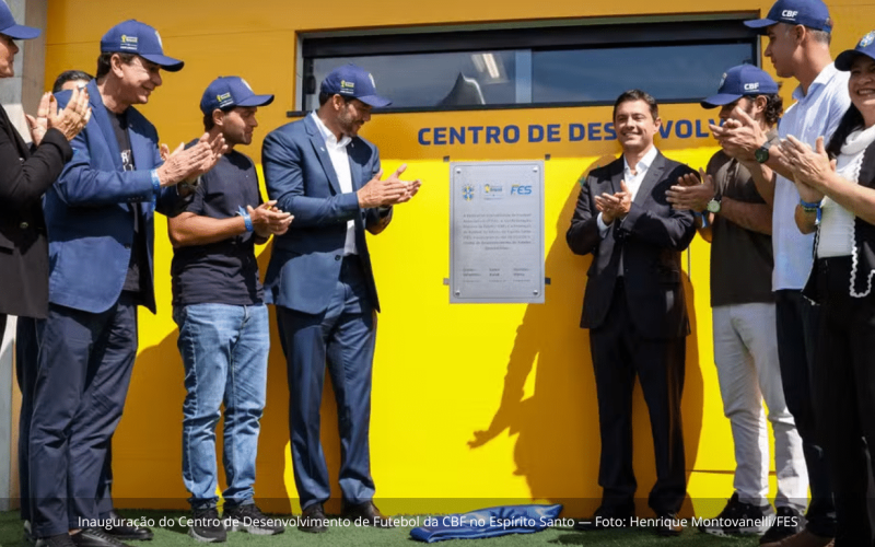 CBF e FES inauguram Centro de Desenvolvimento do Futebol no Espírito Santo e homenageiam Geovani Silva