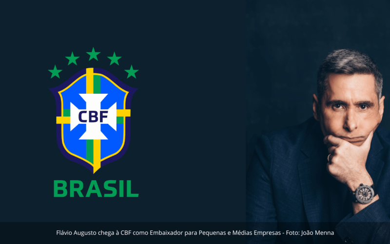 CBF nomeia Flávio Augusto como embaixador para aproximar Seleção Brasileira de pequenas e médias empresas