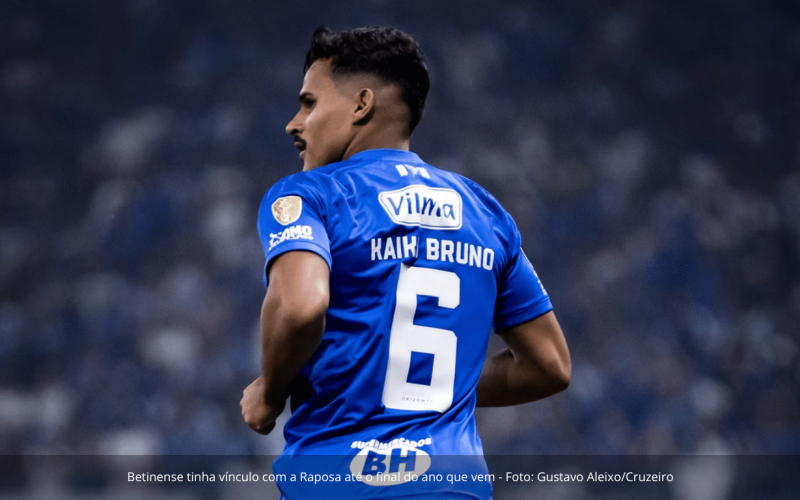Cruzeiro acerta transferência de Kaiki ao Como 1907 por meio de empréstimo com obrigação de compra. Entenda a motivo