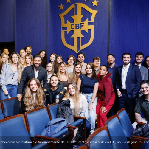 Estudantes de Direito conhecem por dentro como funciona a CNRD, órgão da CBF que resolve disputas do futebol