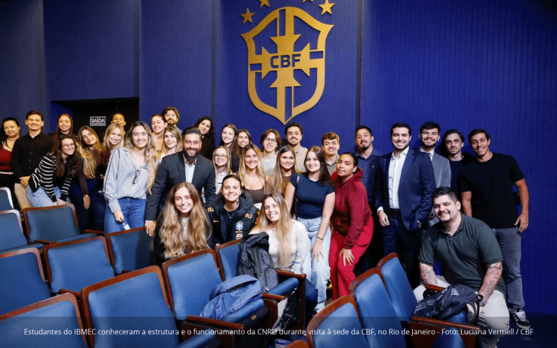 Estudantes de Direito conhecem por dentro como funciona a CNRD, órgão da CBF que resolve disputas do futebol