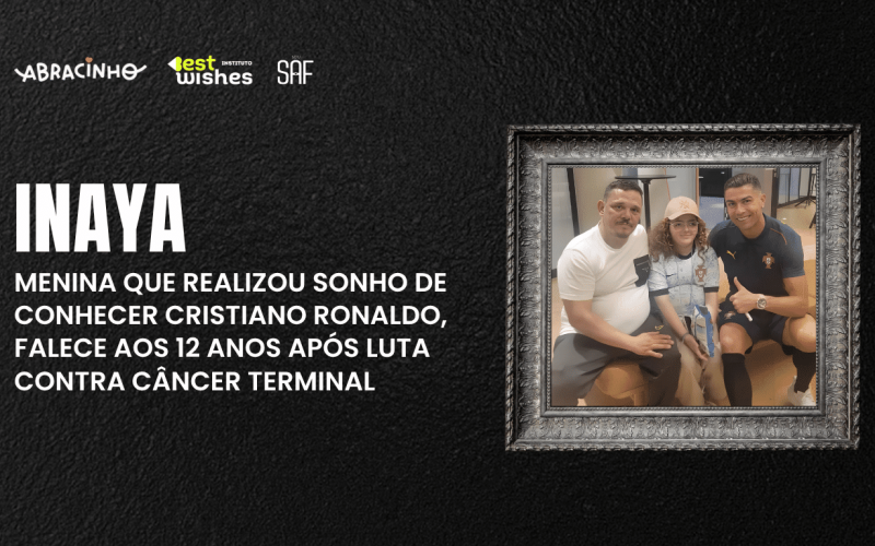 Inaya e Cristiano Ronaldo