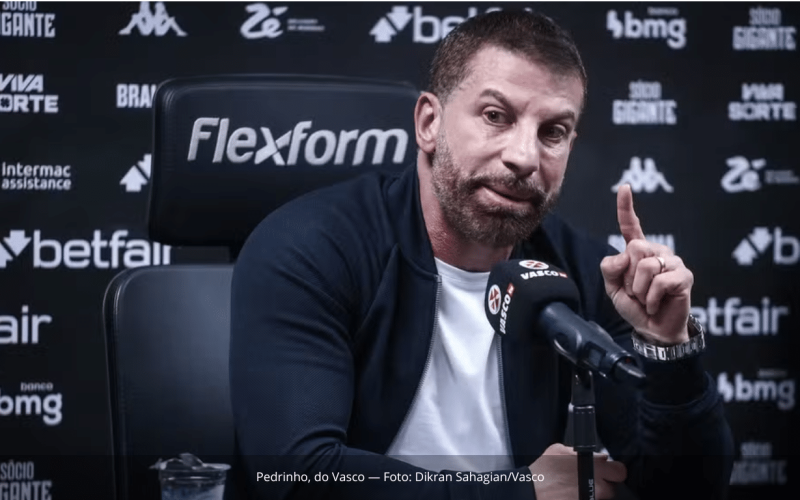 Justiça suspende intervenção na SAF do Vasco, autoriza retorno de Pedrinho e clube anuncia novo técnico