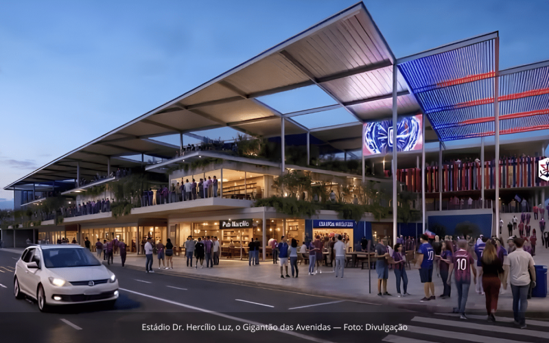 Marcílio Dias apresenta projeto de nova arena inspirada em modelos europeus para Itajaí