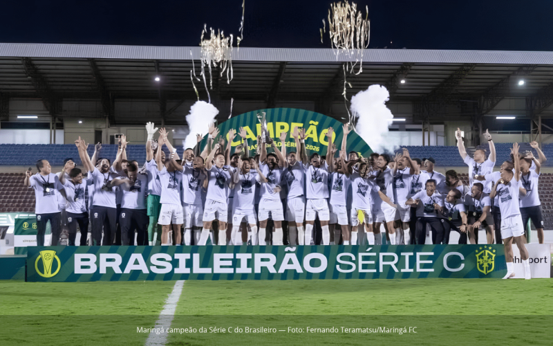 Maringá vence a Ferroviária, fatura a Série C e chega ao primeiro título nacional de sua história