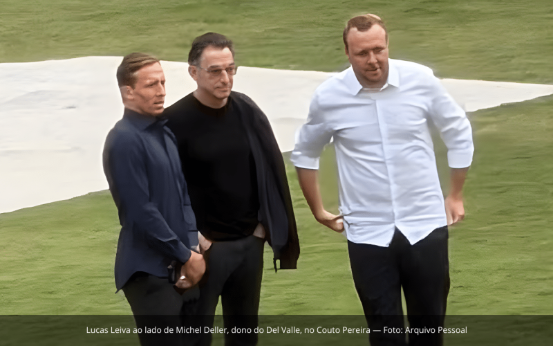 Michel Deller faz primeira aparição pública no Coritiba após acordo com o Independiente del Valle
