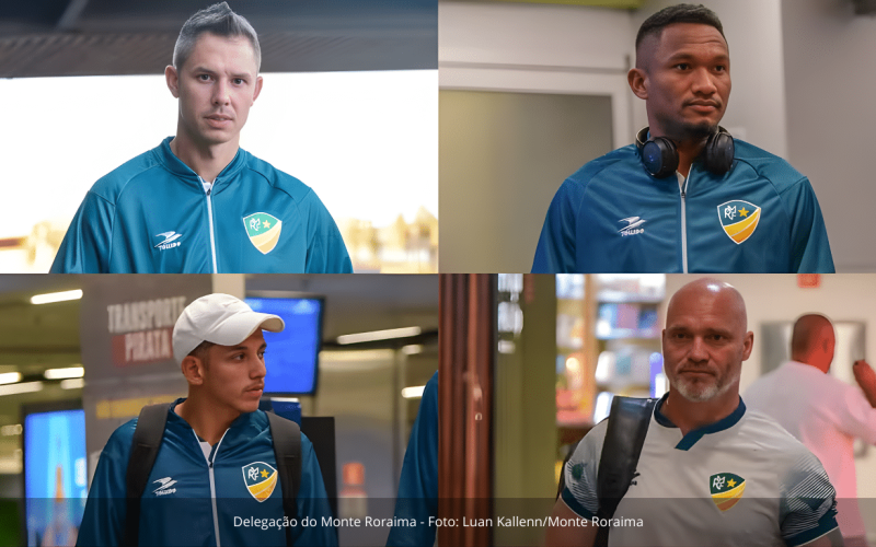 Monte Roraima SAF chegou a Brasília com delegação de 20 jogadores para estreia histórica na Copa do Brasil