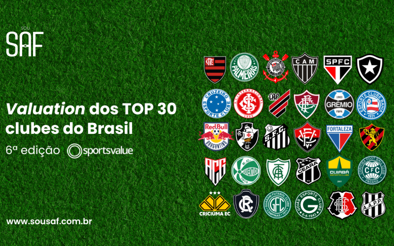 O salto bilionário do futebol brasileiro: SAFs impulsionam a valorização dos clubes