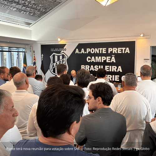 Ponte Preta marca votação sobre a SAF, mas edital impõe nova aprovação para entrada de investidores