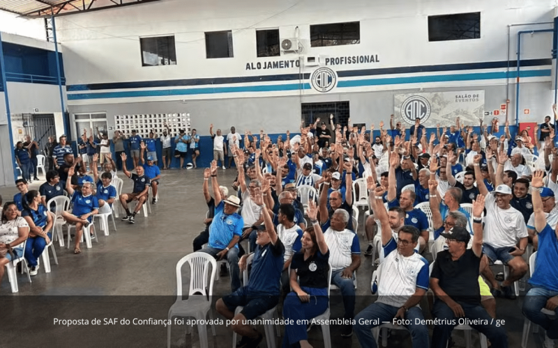 Proposta de SAF do Confiança foi aprovada por unanimidade