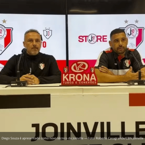 Registro de Diego Souza é cancelado pela CBF no caso das licenças falsas, mas técnico segue no Joinville