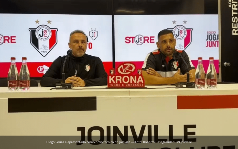 Registro de Diego Souza é cancelado pela CBF no caso das licenças falsas, mas técnico segue no Joinville