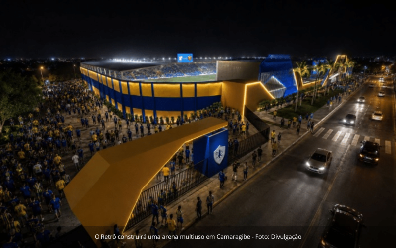 Retrô apresenta projeto de arena multiuso em Camaragibe com investimento de R$ 20 milhões