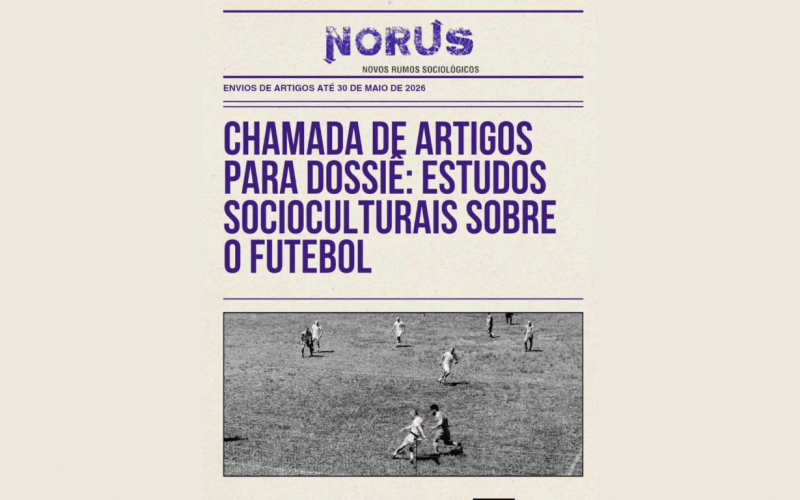 Revista abre chamada de artigos para dossiê sobre estudos socioculturais do futebol, com submissões até 30 de maio de 2026