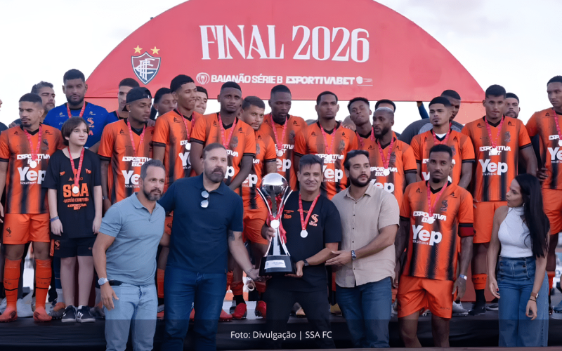 SSA FC, clube baiano fundado como SAF há 5 anos, chega à Série A do Baianão pela primeira vez