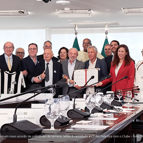 Santos firma acordo com a União e garante o CT Rei Pelé por até 40 anos, longe do leilão