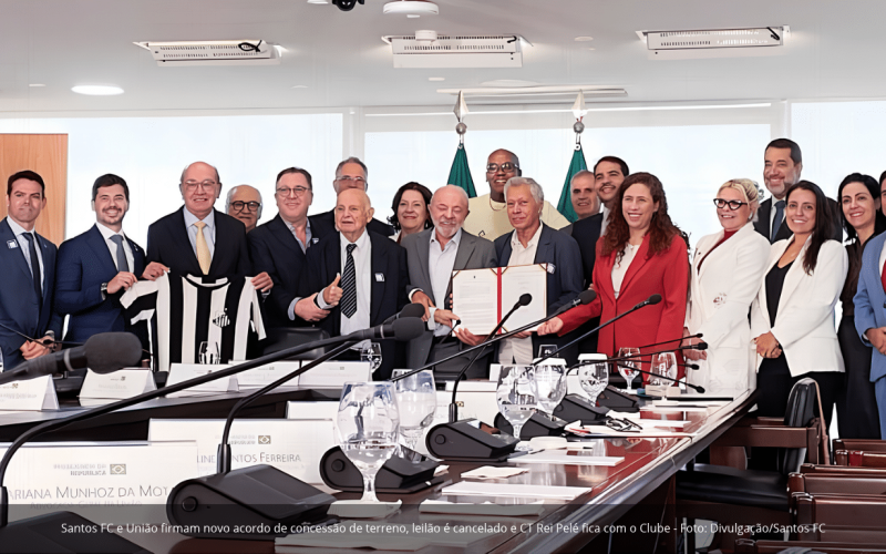 Santos firma acordo com a União e garante o CT Rei Pelé por até 40 anos, longe do leilão