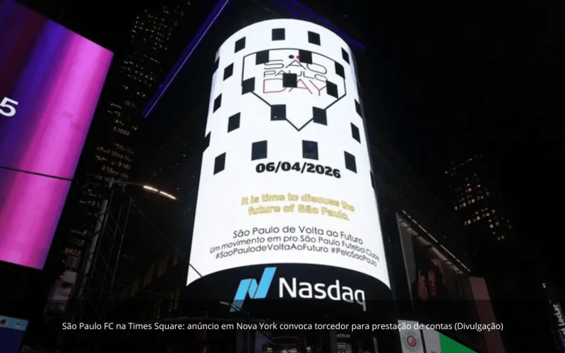 São Paulo FC inova com anúncio na Nasdaq e convoca torcedores para debate sobre governança e finanças