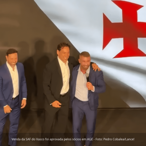 Sócios aprovam venda de 90% da SAF do Vasco para a empresa de Marcos Lamacchia em votação histórica