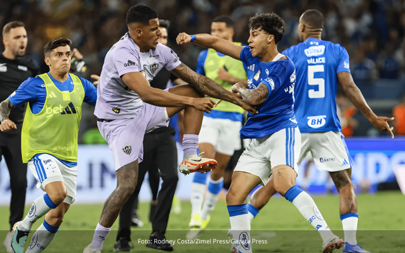 TJD pune Cruzeiro e Atlético-MG por briga na final do Mineiro com suspensões e multas