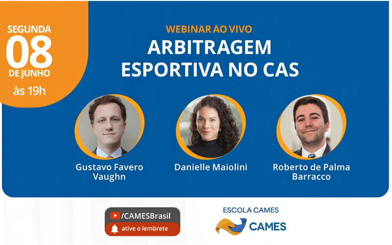 Webinar "Arbitragem Desportiva no CAS"